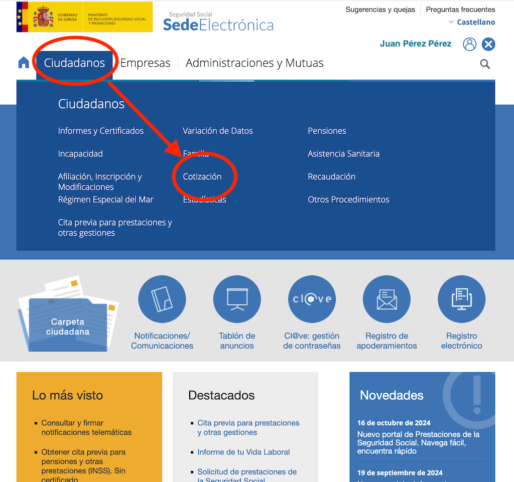 Sede Electrónica Ciudadanos