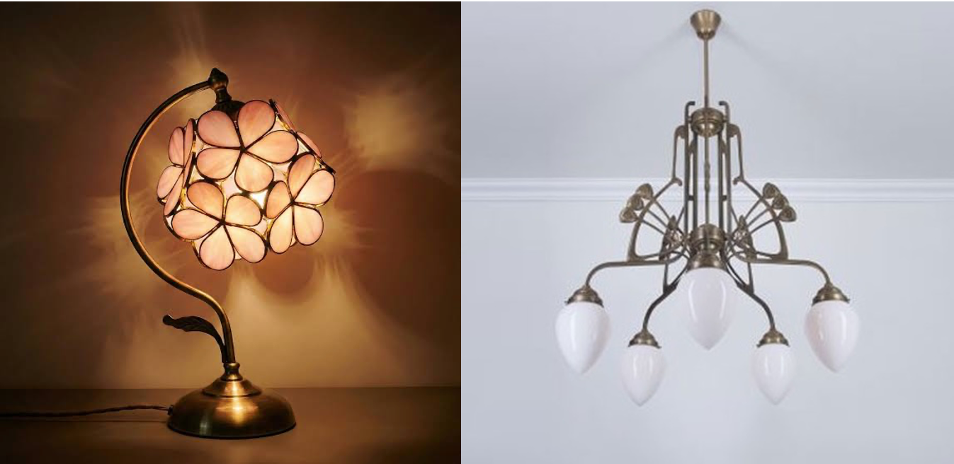 Modernist lamps. History of Spanish lamps