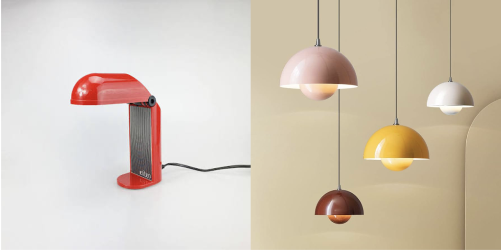Space age lamps